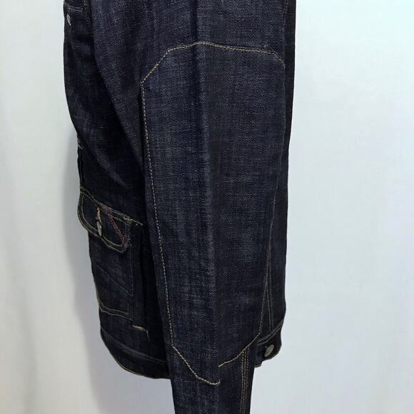 Preme NWOT Dark Wash Jean Jacket Men M - Picture 9 of 16